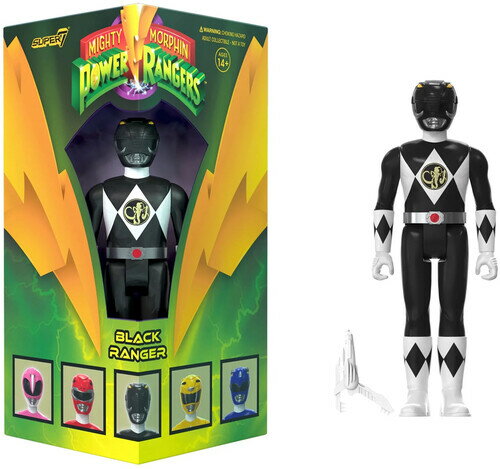 Super7 - Mighty Morphin Power Rangers - Reaction Sdcc 2023 - Black Ranger [Triangle Box]＜マイティ・モーフィン・パワーレンジャー＞