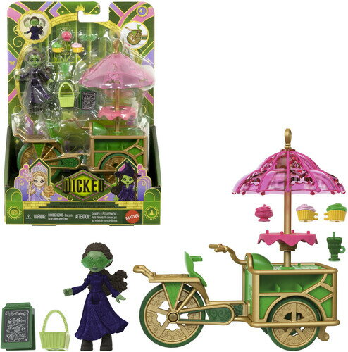Mattel - Wicked Emerald City Dessert Cart with Small Doll＜ウィキッド ふたりの魔女＞