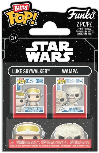 ■予約■[ファンコ] Funko Bitty POP: Star Wars Empire Strikes Back 2-Pack - Luke and Wampa＜スター・ウォーズ＞のサムネイル