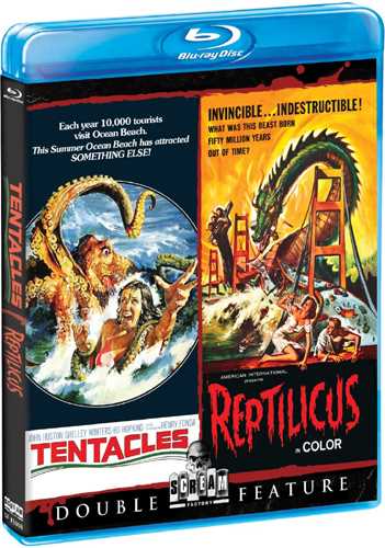 新品北米版Blu-ray！『テンタクルズ』『原始獣レプティリカス』 Tentacles / Reptilicus Blu-ray ！