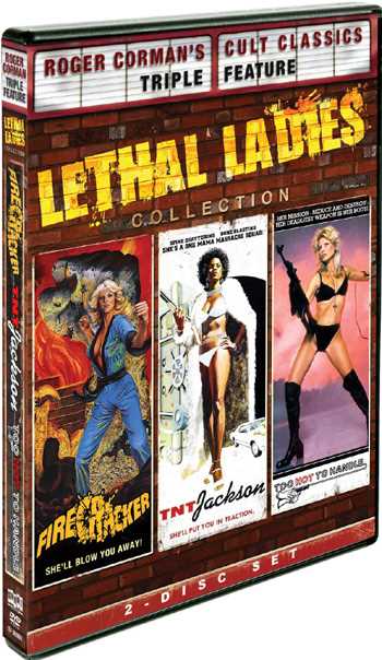 楽天RGB DVD STORE／SPORTS＆CULTURE新品北米版DVD！Roger Corman's Cult Classic's Lethal Ladies Collection！『カラテ・ガール』『TNTジャクソン』『華麗なる殺し屋』