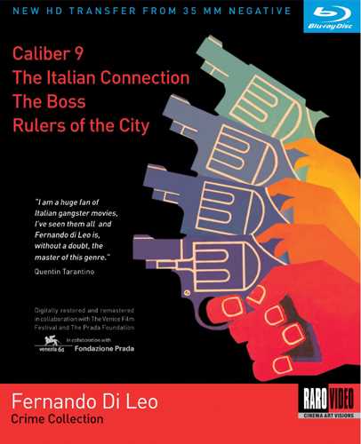 新品北米版Blu-ray！『ミラノカリブロ9』『皆殺しハンター』『ザ・ボス 暗黒街の標的』『ザ・シシリアン 復讐の挽歌』 Fernando Di Leo Crime Collection (Caliber 9 / The Italian Connection / The Boss / Rulers of the City) [Blu-ray]！