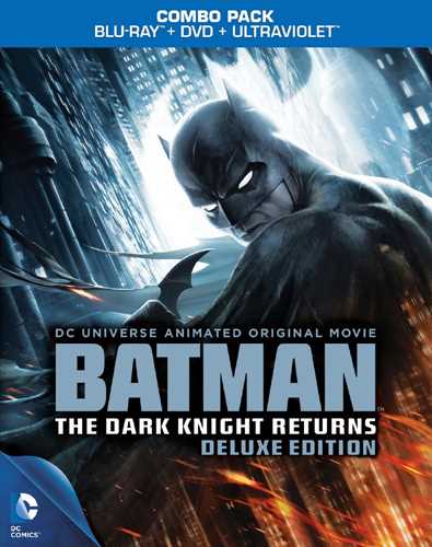 【こちらの商品はお取り寄せ商品となります。入荷の目安：1〜3週間】 ※万が一、メーカーに在庫が無い場合はキャンセルとさせて頂く場合がございます。その際はご了承くださいませ。 Batman: The Dark Knight Returns (Deluxe Edition) [Blu-ray] バットマン：ダークナイト リターンズ ＜デラックス・エディション＞ [ US / Warner Home Video / Blu-ray＋DVD ] 新品！ [Blu-ray] の方は国内ブルーレイデッキで日本盤ブルーレイと同じようにご覧頂けます。 [DVD]の方はリージョンコード(DVD地域規格)が【1】になります。リージョンコードフリーのDVDデッキなど対応機種でご覧下さい。 ※ブルーレイのみ日本語字幕付き！ 引退から10年、55歳のブルース・ウェインがバットマンとして復活！『バットマン: ダークナイト・リターンズ』のアニメ版を敢然収録した北米版ブルーレイ！！ 同内容のDVDもセットになったコンボセットです！！ 【仕様】 ■音声：英語, スペイン語, フランス語 ■字幕：英語, 日本語, スペイン語, フランス語 ■ディスク枚数：2枚 ■収録時間：本編156分　