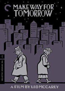 新品北米版DVD!【明日は来らず】Make Way for Tomorrow: Criterion Collection!<レオ・マッケリー監督作品>