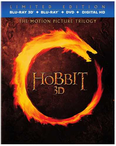 新品北米版Blu-ray 3D！The Hobbit: Motion Picture Trilogy (Blu-ray 3D/Blu-ray/DVD) ＜『ホビット 思いがけない冒険』『ホビット 竜に奪われた王国』『ホビット 決戦のゆくえ』＞