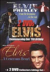 新品北米版DVD！Elvis Presley: From the Beginning... To the End/A Generous Heart！