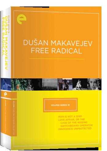 新品北米版DVD！【ドゥシャン・マカヴェイエ 3作品セット】（『人間は鳥ではない』『愛の調書、又は電話交換手失踪事件』『保護なき純潔』） Eclipse Series 18: Dusan Makavejev- Free Radical
