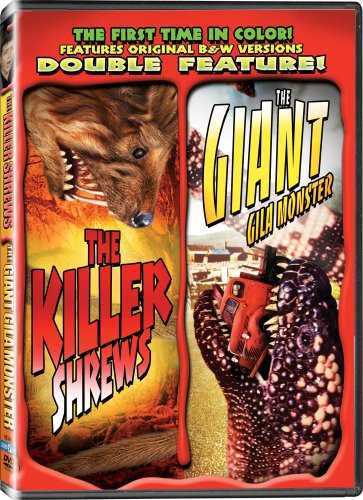 新品北米版DVD！『大蜥蜴の怪』『人喰いネズミの島』 The Killer Shrews / The Giant Gila Monster (Colorized and Black & White Versions)！