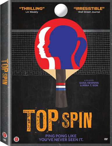 新品北米版DVD！Top Spin！＜卓球アメリカ代表選手（アリエル・シン, マイケル・ランダース, リリー・チャン）ドキュメンタリー＞