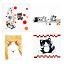 やまねこ やまねみえこ 猫 ネコ かわいい 眼鏡クリーナー メガネ拭き メガネクリーナー クリーニングクロス 眼鏡 グッズ 雑貨 眼鏡拭き ねこ クロス めがね...