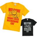 SCOPY Tシャツ　BECKONING CAT｜SCOPY スコーピー 猫のTシャツ｜ 猫グッズ 猫雑貨 猫 ねこ ネコ｜Tシャツ｜