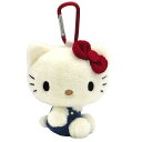 【ハローキティ クラシック ぬいぐるみエコバッグ】カラビナ付き コンパクト収納 サンリオ公式|キティちゃん グッズ |ナカジマコーポレーション 正規ライセンス|折りたたみショッピングバッグ