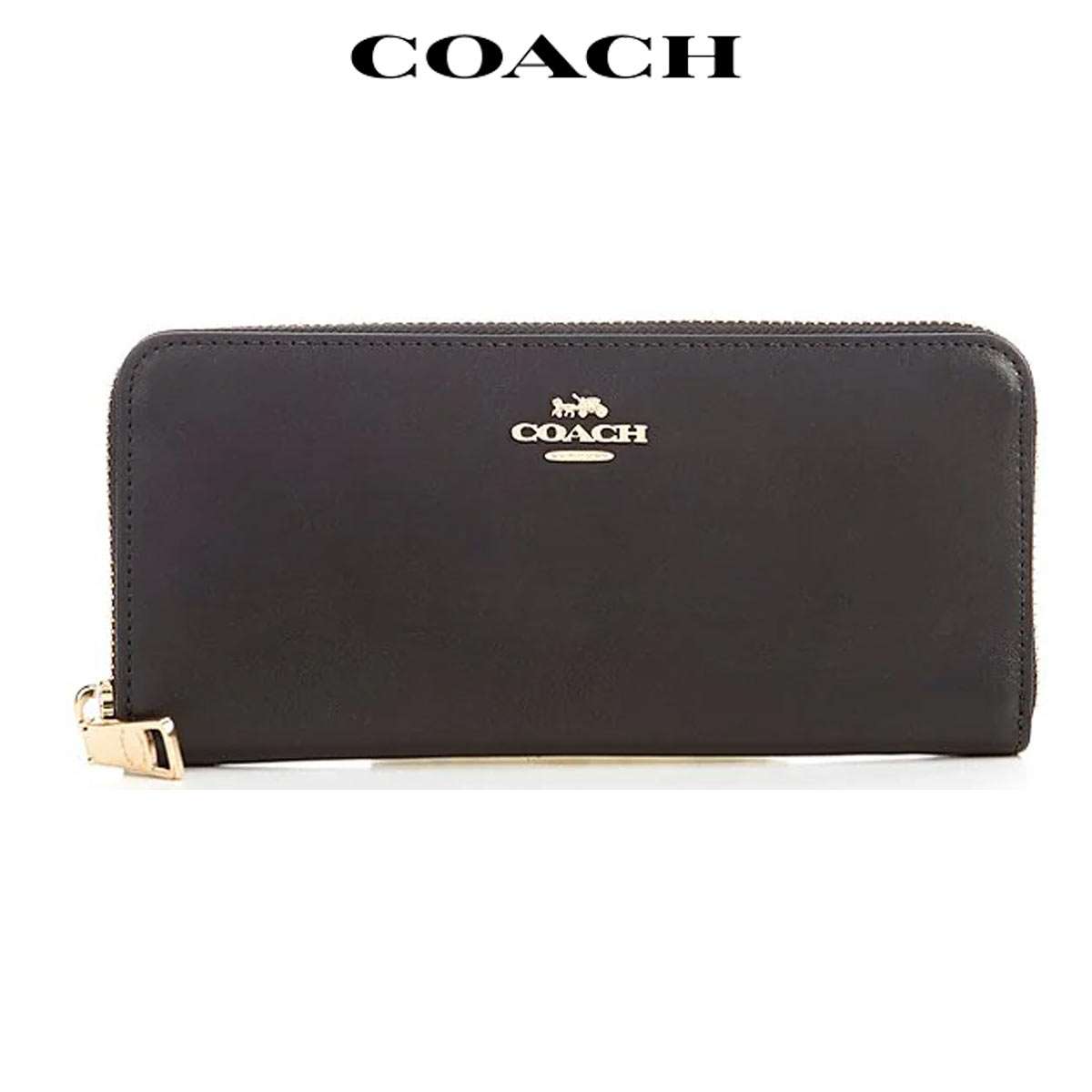 コーチ 長財布 レディース 財布 ブランド ファスナー シグネチャー ロゴ 新作 アウトレット Coach