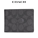 コーチ 革財布 メンズ コーチ 財布 メンズ 二つ折り ファスナー 革 小銭入れ 楽天 アウトレット Coach