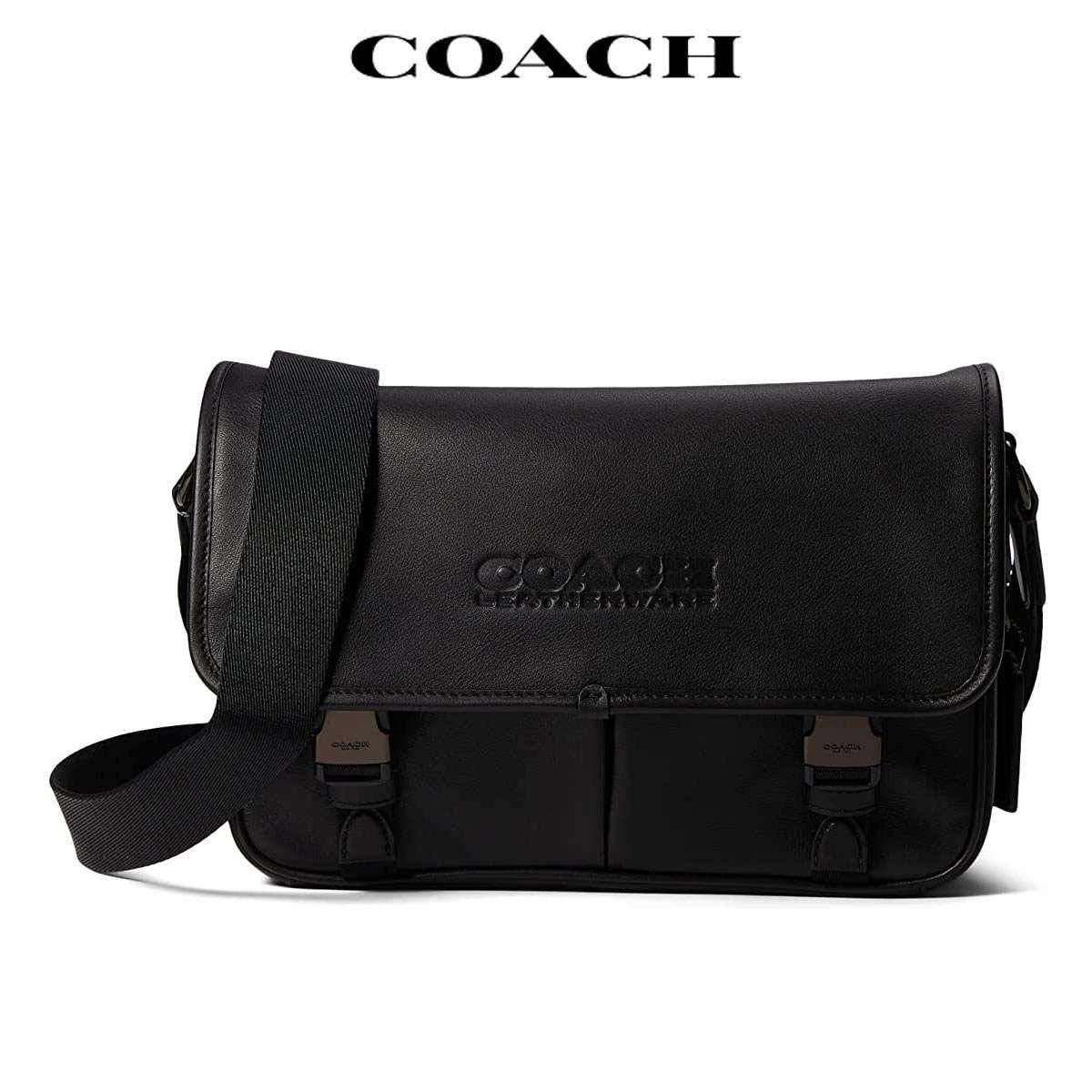 コーチ メンズ バッグ 斜め掛け ショルダーバッグ 革 多機能 人気ブランド アウトレット Coach
