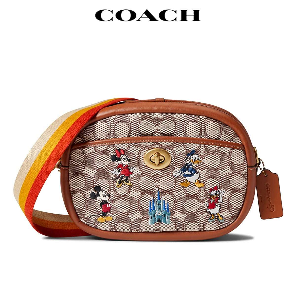 コーチ ショルダーバッグ ディズニー レディース シグネチャー 小さめ 新作 人気ブランド アウトレット Coach