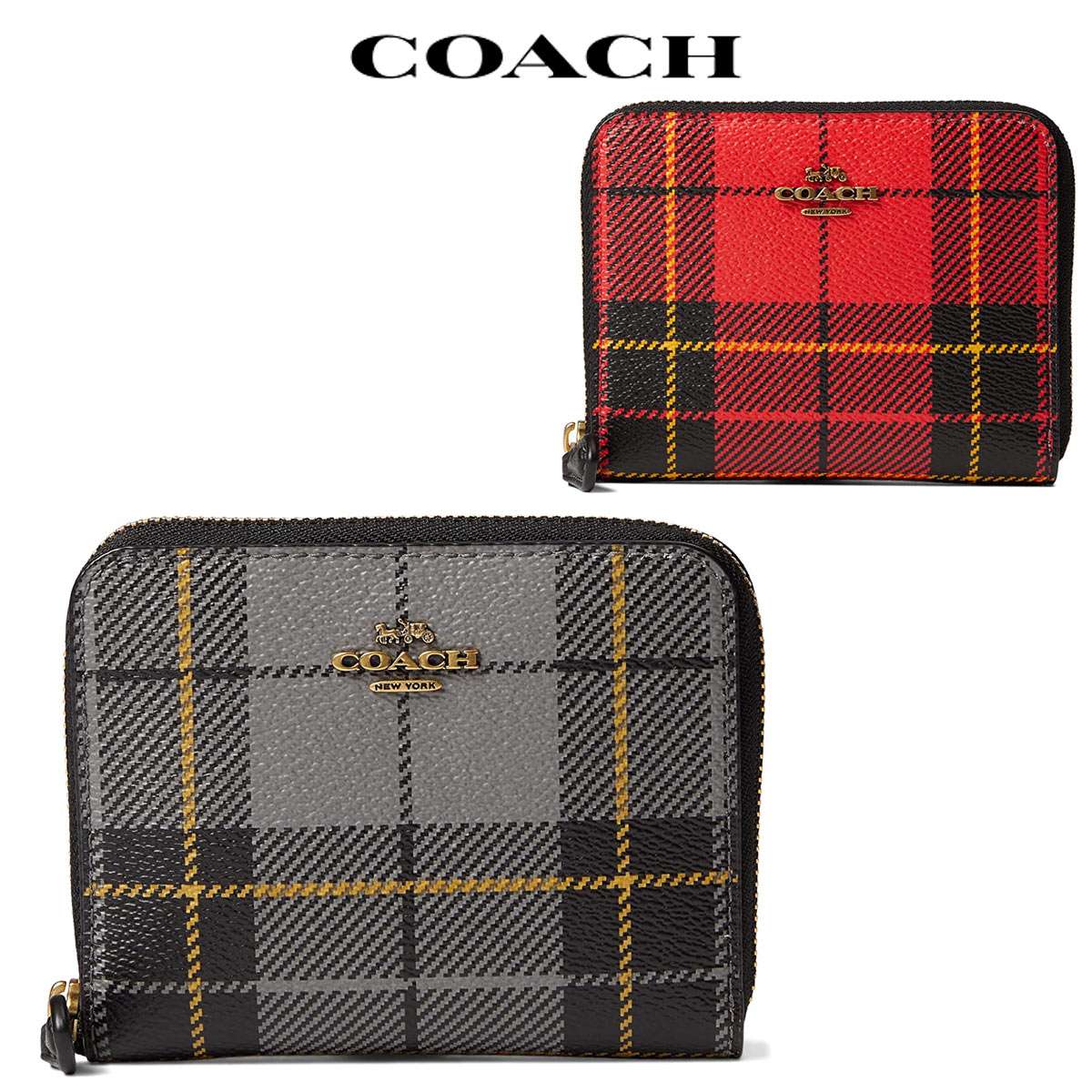 コーチ 財布 二つ折り レディース ブランド 取り出しやすい 薄型 革 アウトレット Coach