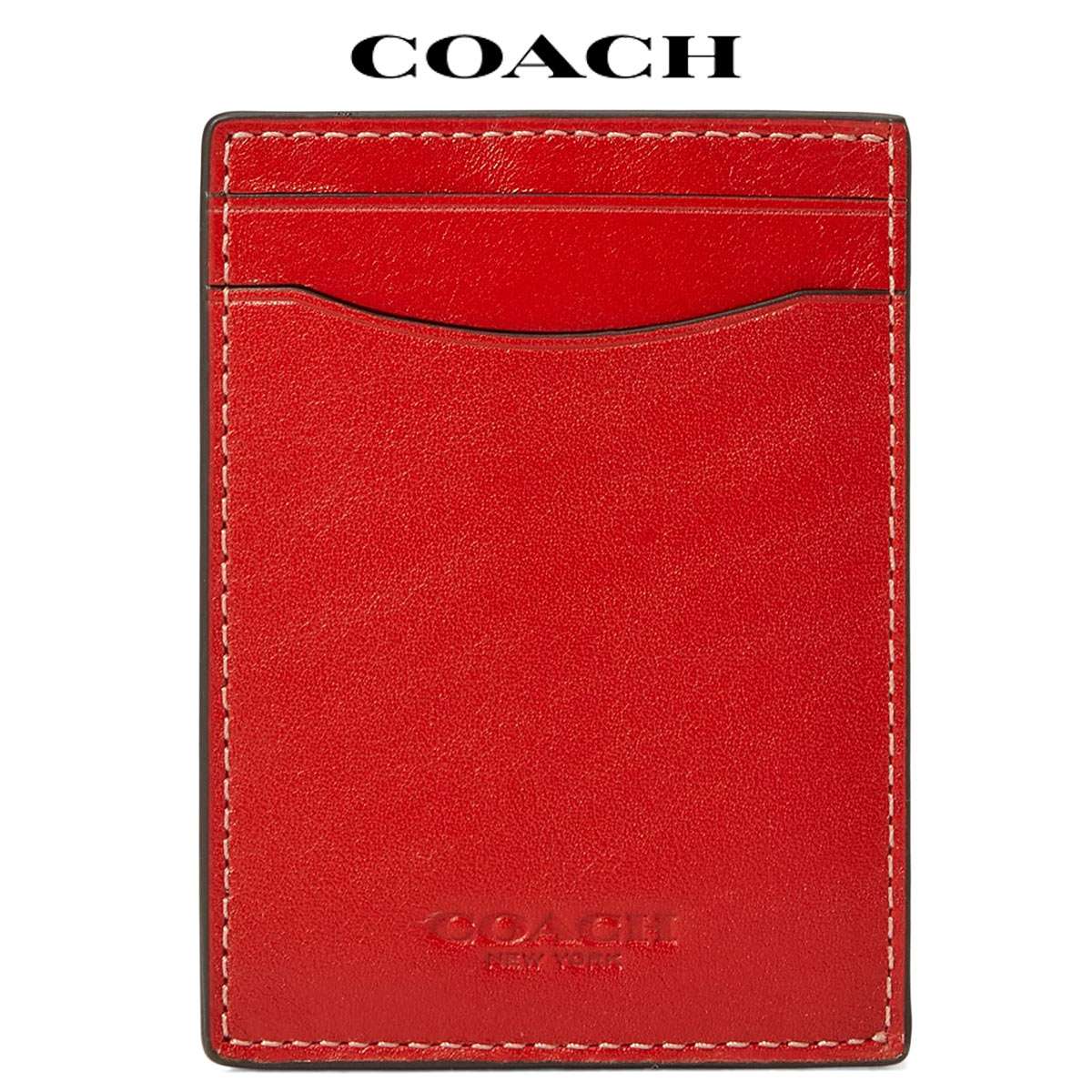 コーチカードケースマネークリップブ...