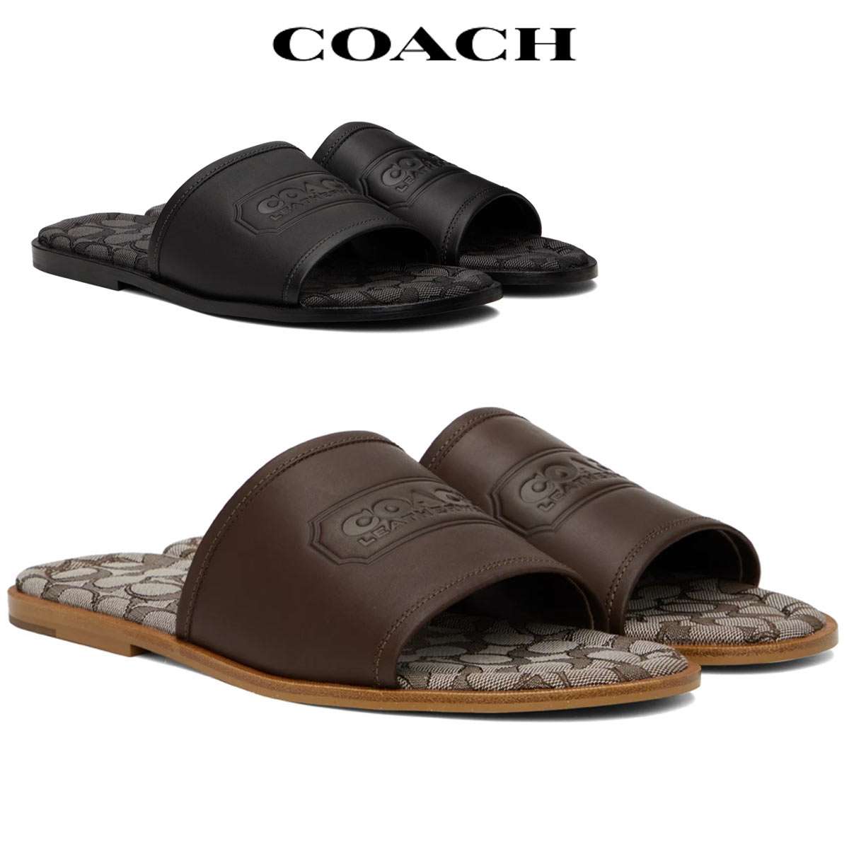 楽天市場】コーチ COACH レザー(サンダル|メンズ靴):靴の通販 楽天市場】コーチ COACH レザー(サンダル|メンズ靴):靴の通販
