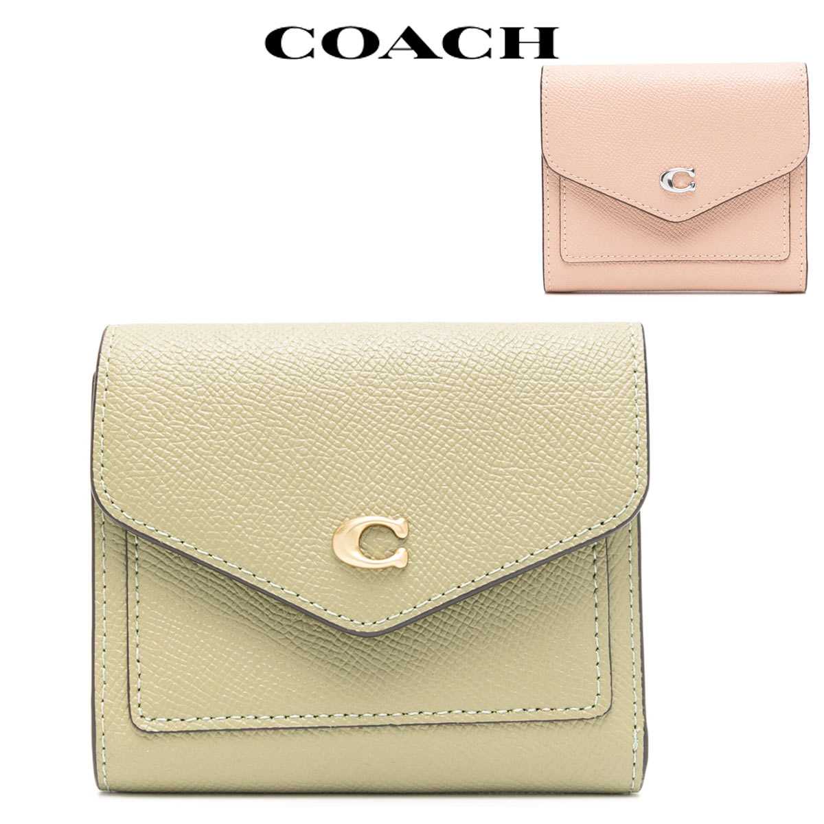 コーチ 財布 二つ折り ウォレット 本革 小さい レディース ブランド アウトレットではない Coach