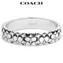 コーチ バングル ブランド レディース 太め ビジュー シルバー おしゃれ 人気 Coach