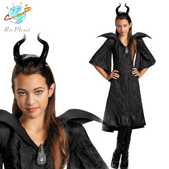 楽天Rio Planetマレフィセント コスプレ 子供用 仮装 衣装 コスチューム マレフィセント2 ディズニー キッズ Maleficent