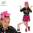 ジョジョシワ コスプレ 子供服 ドレス ワンピース リボン ハロウィン キッズ JoJoSiwa