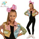 ジョジョシワ コスプレ 子供服 ドレス ワンピース リボン ハロウィン キッズ JoJoSiwa