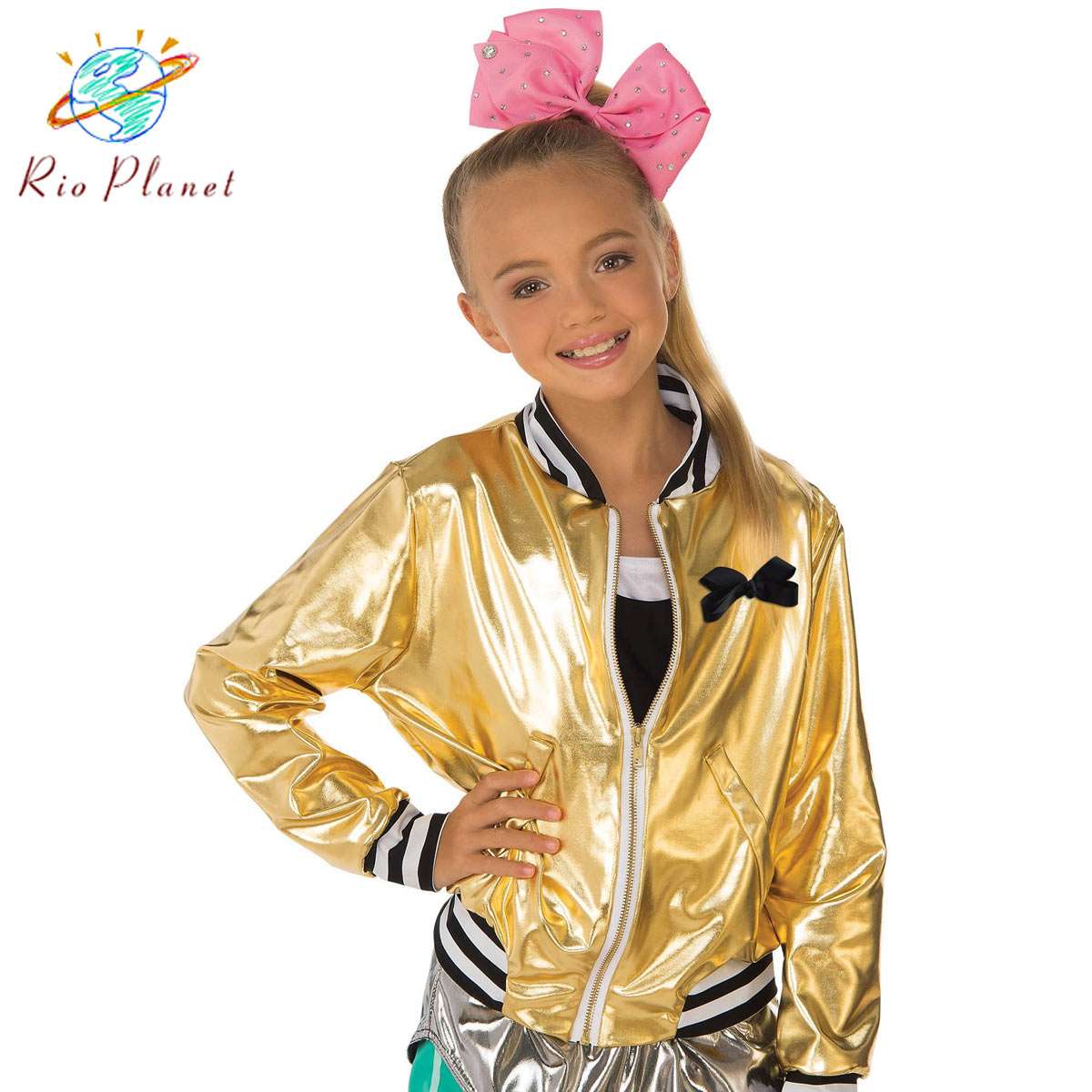 ジョジョシワ グッズ リボン コスプレ バレッタ 大きい 子供 キッズ ハロウィン JoJoSiwa