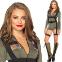 トップガン コスプレ コスチューム 仮装 衣装 海軍 空軍 レディース 教官 先生 TOP GUN