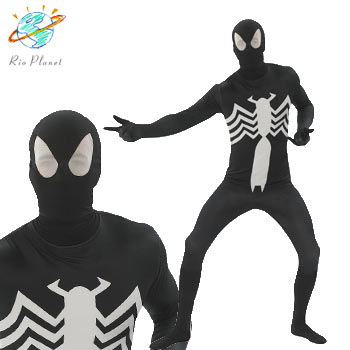 スパイダーマン ブラックスパイダーマン スーツ 大人用 コスプレ コスチューム ハロウィン Holloween Spider-Man