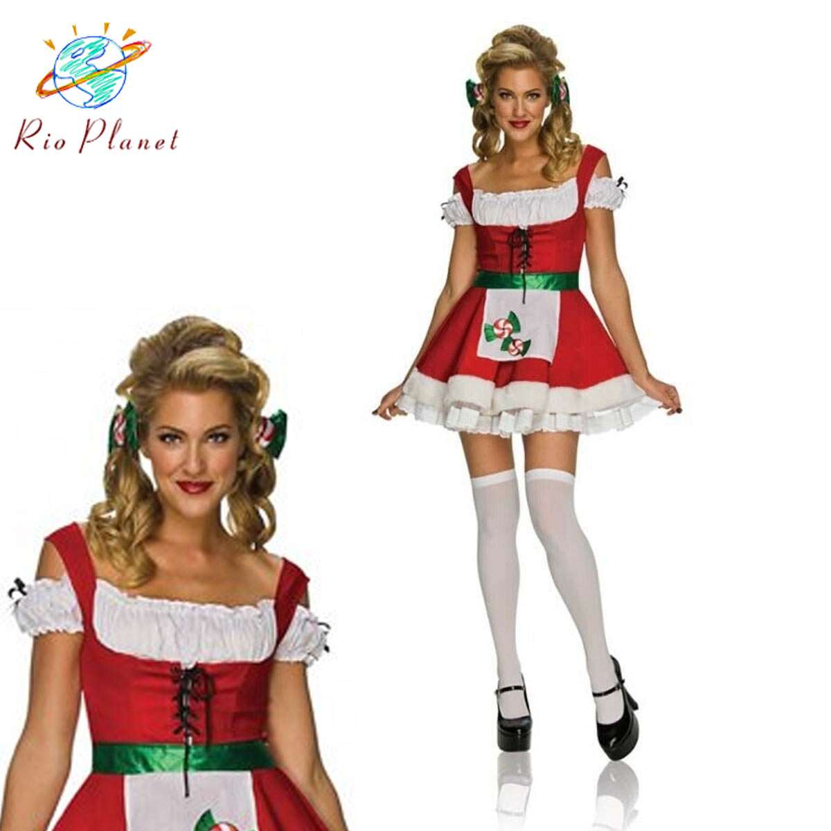 クリスマス サンタ コスプレ サンタコス レディース サンタクロース セクシー 大きいサイズ 衣装 Chris..