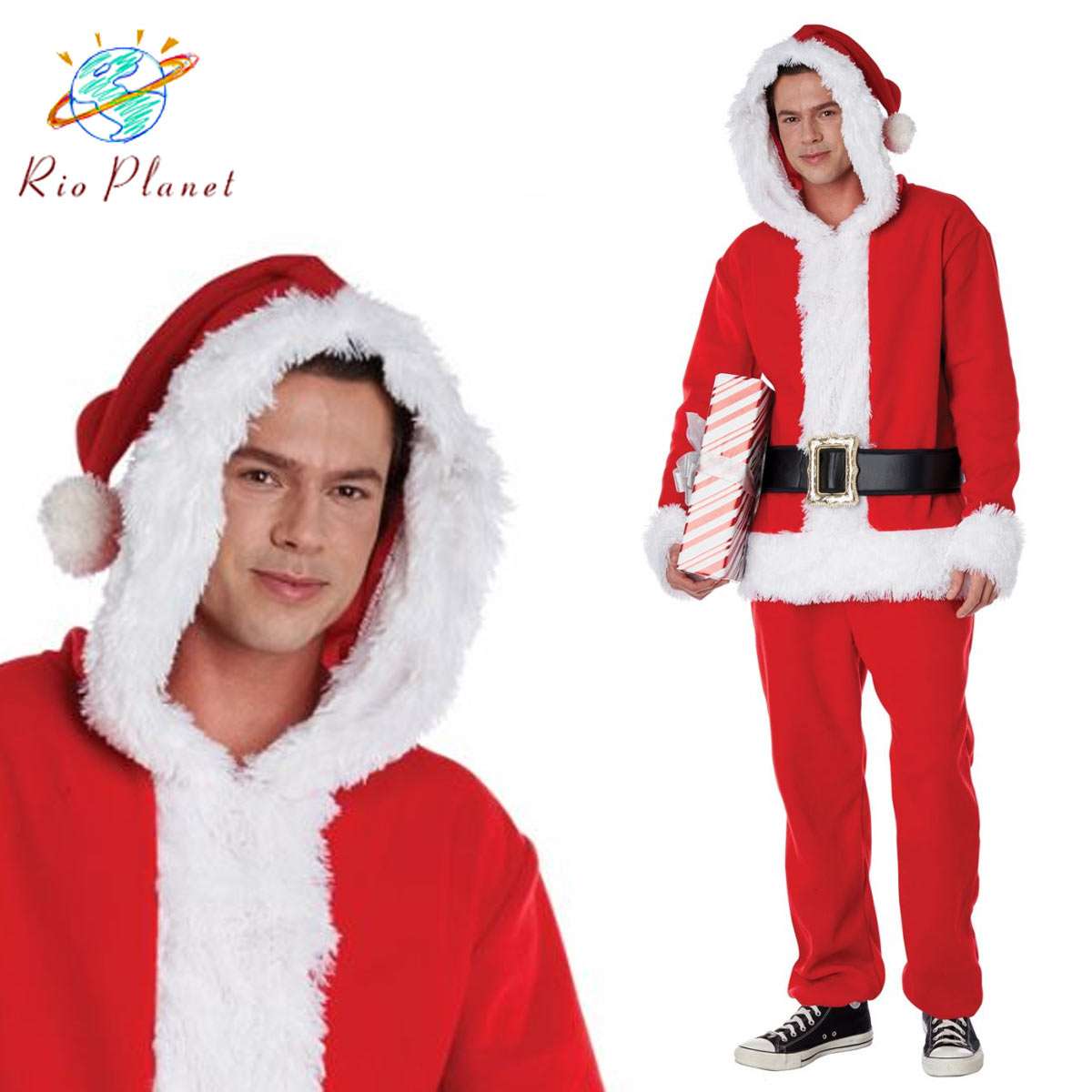 楽天Rio Planetクリスマス サンタ コスプレ メンズ サンタコス 衣装 サンタクロース 大きい サイズ 男性用 Christmas