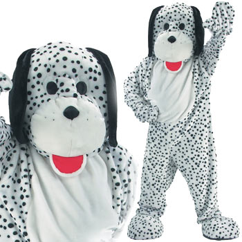 ダルメシアン マスコット コスプレ 柄 仮装 コスチューム 大人 101匹わんちゃん ディズニー
