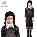 ウェンズデー コスプレ 衣装 アダムスファミリー 仮装 キッズ子供 服 ワンピース ハロウィン Wednesday