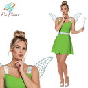 ピーターパン ティンカーベル 衣装 大人 コスチューム コスプレ 羽 TINKERBELL 大きいサイズあり Peter Pan