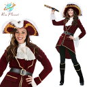 ピーターパン フック船長 衣装 大人 海賊 コスプレ ハロウィン Captain Hook 大きいサイズあり Peter Pan