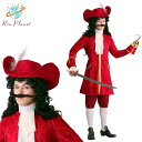ピーターパン フック船長 衣装 大人 海賊 コスプレ ハロウィン Captain Hook 大きいサイズあり Peter Pan