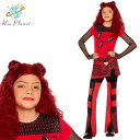 ディセンダント コスプレ 子供 ハートの女王 レッド レディース 衣装 衣装 ハロウィン Descendants(3)