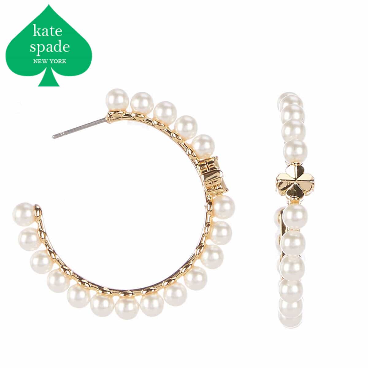 ケイトスペード ピアス レディース ブランド フープ パール つけっぱなし 楽天 アレルギー Kate Spade New York(4)