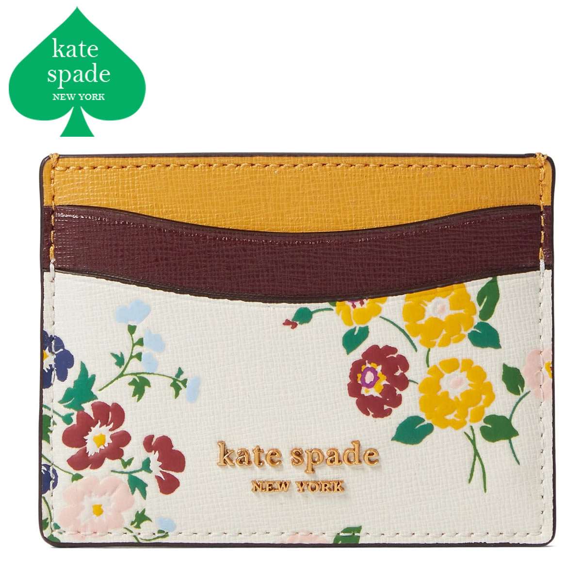 ケイトスペード カードケース レディース サフィアーノ カード 薄型 ブランド スリム 誕生日プレゼント Kate Spade