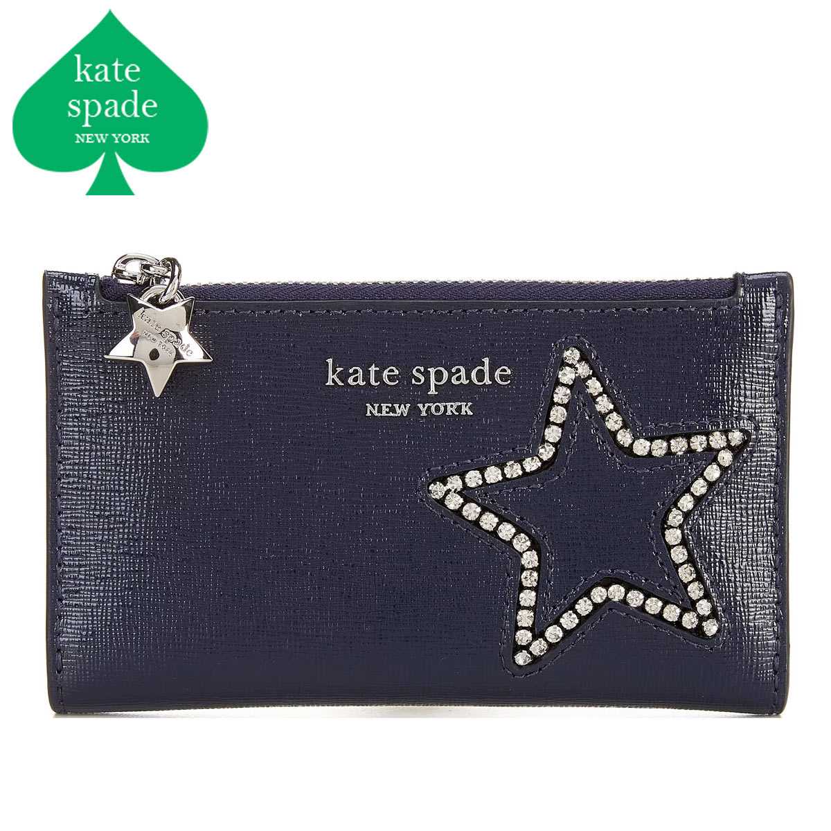 ケイトスペード 財布 二つ折り 星 ブランド レディース 本革 小さい アウトレットではない Kate Spade New York