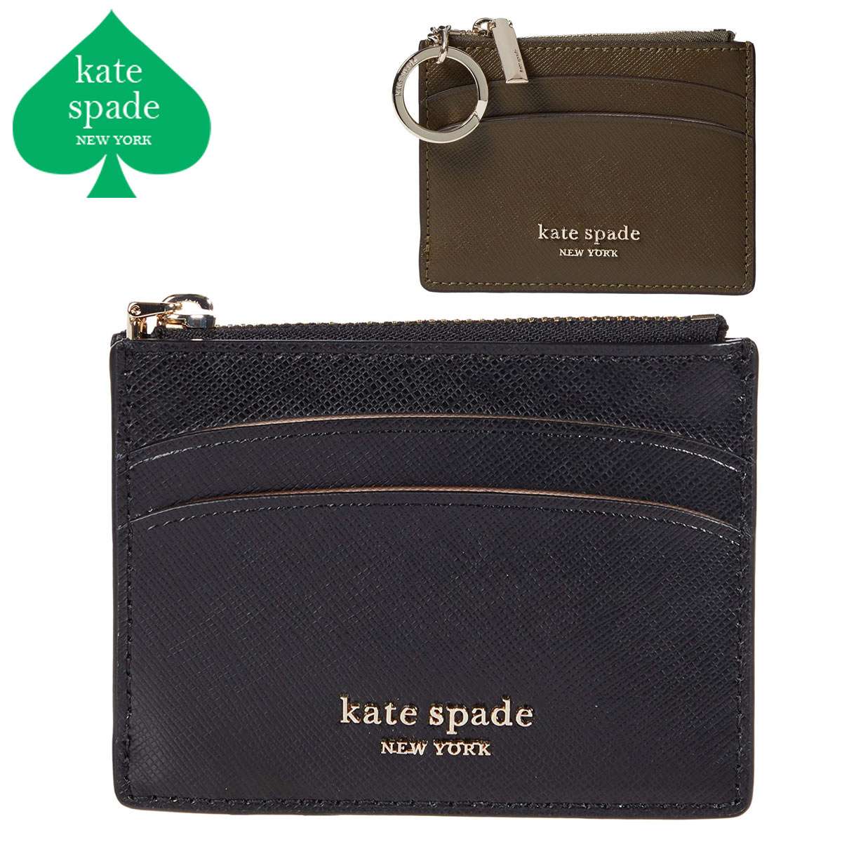 ケイトスペード ケイトスペード 小銭入れ コインケース レディース ブランド 可愛い カードも入る 小型財布 革 Kate Spade