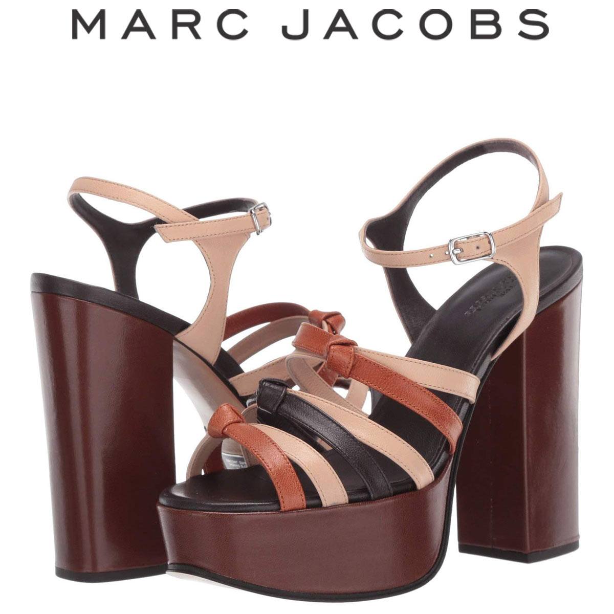 マーク ジェイコブス サンダル レディース 厚底 ヒール 高い ブランド ハイヒール レザー marc jacobs