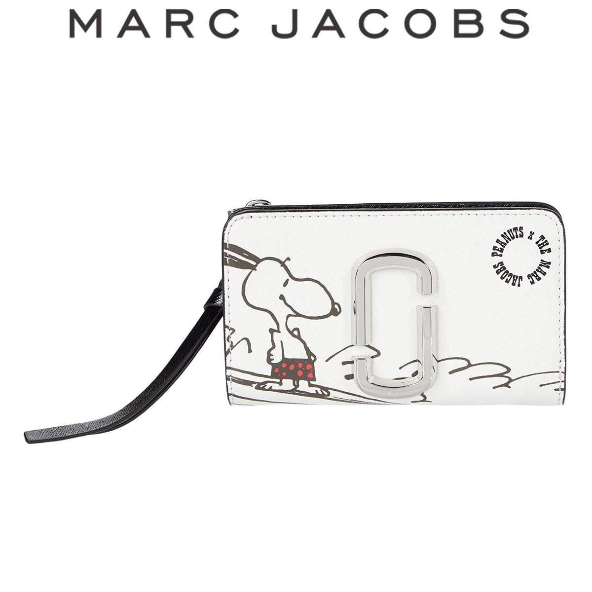 マークジェイコブス 財布（レディース） マークジェイコブス 財布 二つ折り ミニ財布 レディース かわいい ブランド 財布革 box型小銭入れ Marc Jacobs スナップショット