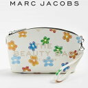 マークジェイコブス 化粧ポーチ コスメ ポーチ ブランド 持ち歩き コンパクト ストラップ付 自立 大きめ marc jacobs