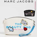 マークジェイコブス 化粧ポーチ コスメ ポーチ ブランド 持ち歩き コンパクト ストラップ付 自立 大きめ marc jacobs