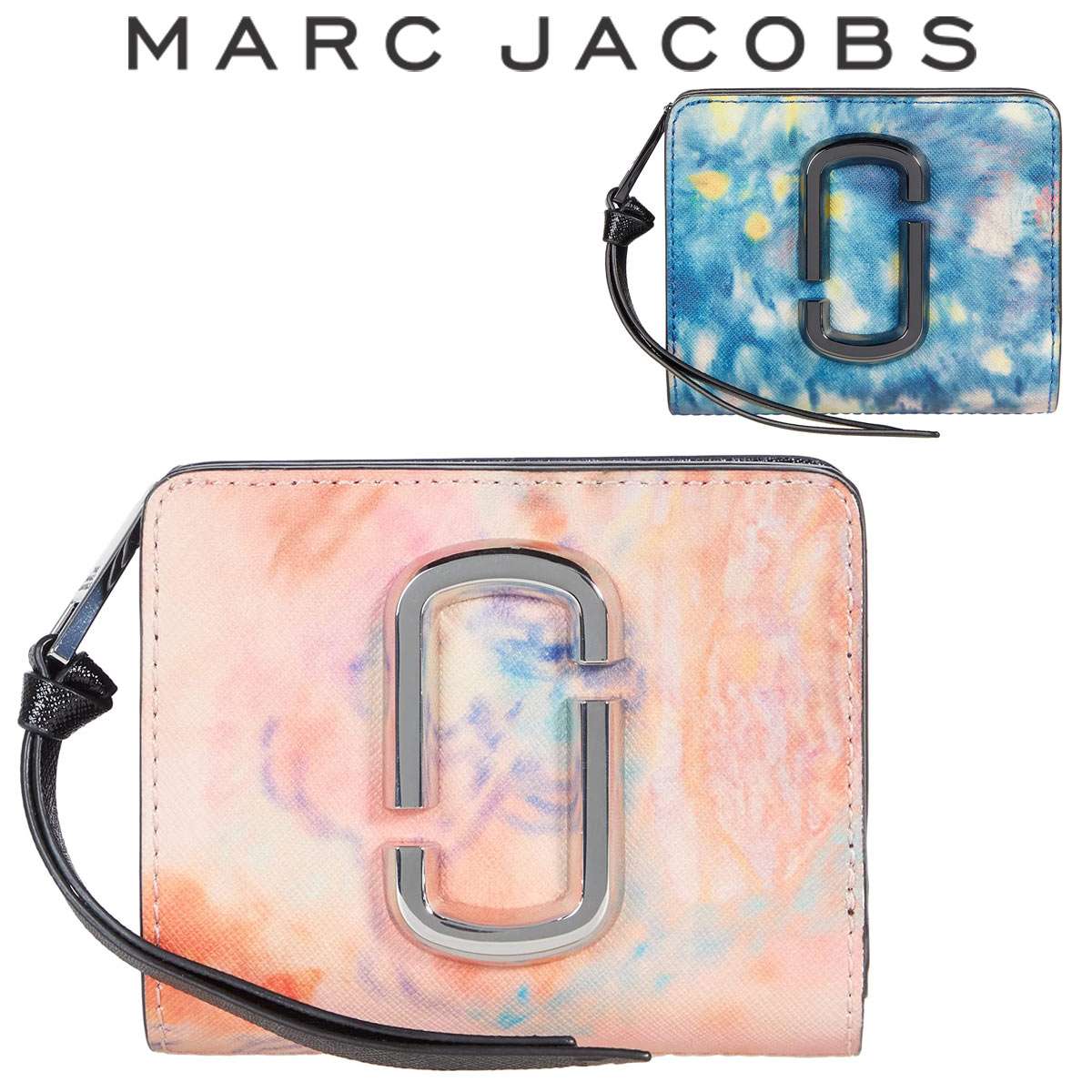 マークジェイコブス 財布 二つ折り 新品 レディース ボックス型 ブランド 小さめ 本革 Marc Jacobs