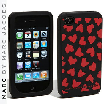 マークジェイコブス スマホケース  メンズ 【正規品取扱店】 マーク バイ マーク ジェイコブス iPhone4・4Sケース MARC BY MARC JACOBS 'Wild Hearts' iPhone4・4S cover　カラー：レッド