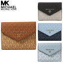 Michael Kors 財布 三つ折り ブランド コンパクト おしゃれ レディース 本革 薄い Michael Kors ジェット セット チャーム ミディア...